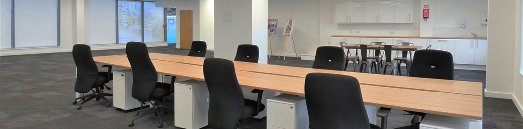 Newly refurbished<br>modern, airy office space